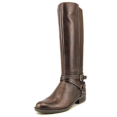 Tommy Hilfiger Women’s Sienna Roast Espresso Leather/Stretch Combo Boot 8.5 M