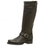 FRYE Women’s Veronica Slouch Boot, Black Tumbled Full Grain Leather, 9.5 M US