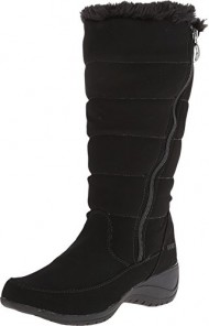 Khombu Women’s Abby K Cold Weather Boot, Black Supple, 10 M US