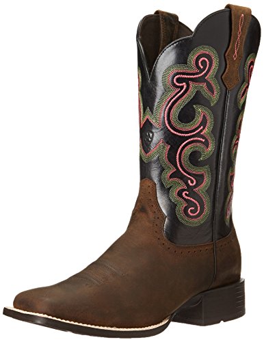 Ariat Women’s Quickdraw Boot,Distressed Brown/Black,10 M US