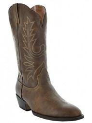 Country Love Boot’s Round Toe WomenÕs Cowboy Boots W1001-1002 (8, Brown)