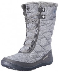 Columbia Women’s Minx Mid II OH Twill Cold Weather Boot, Quarry/Jewel, 10 M US