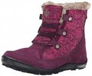 Columbia Women’s Minx Shorty OH Print2 Cold Weather Boot, Purple Dahlia/Wet Sand, 8.5 M US